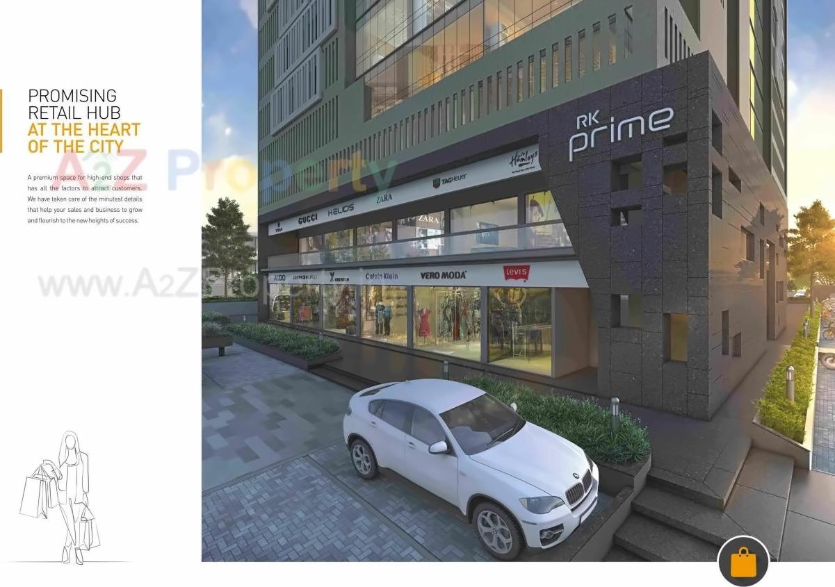 3D Elevation of real estate project R K Prime located at Nana-mava, Rajkot, Gujarat