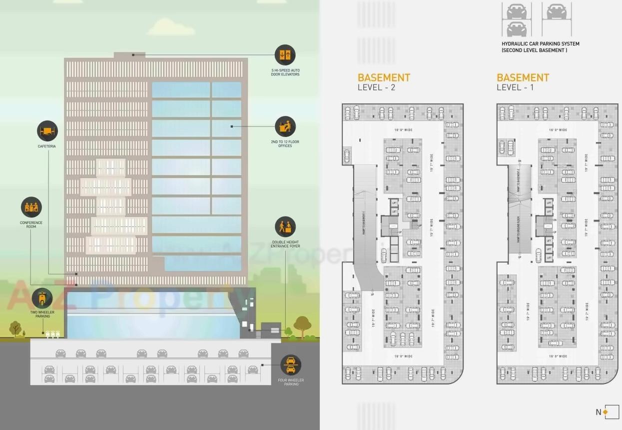 Layout of real estate project R K Prime located at Nana-mava, Rajkot, Gujarat