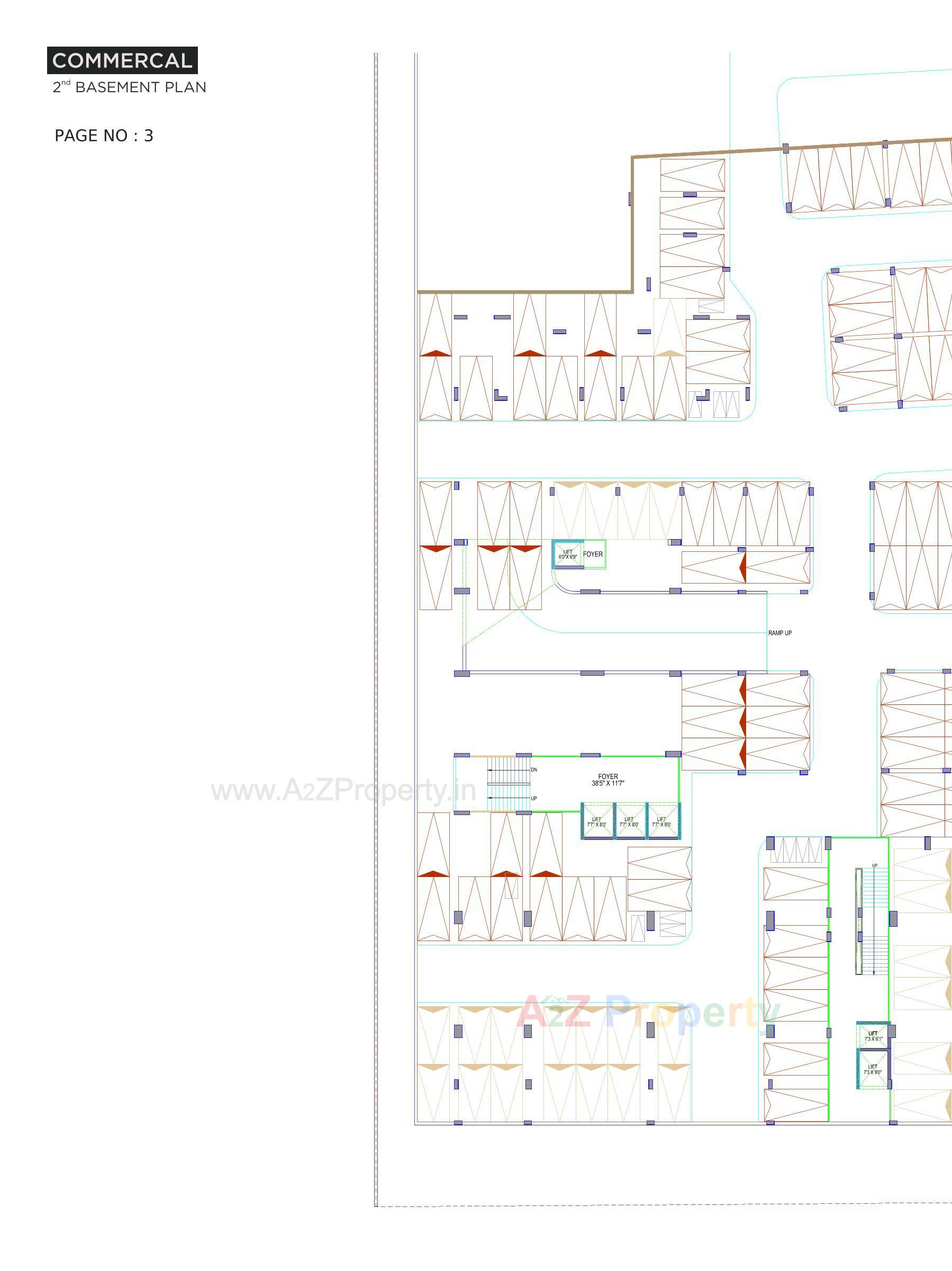 Layout of real estate project R K Trade Tower located at Rajkot, Rajkot, Gujarat