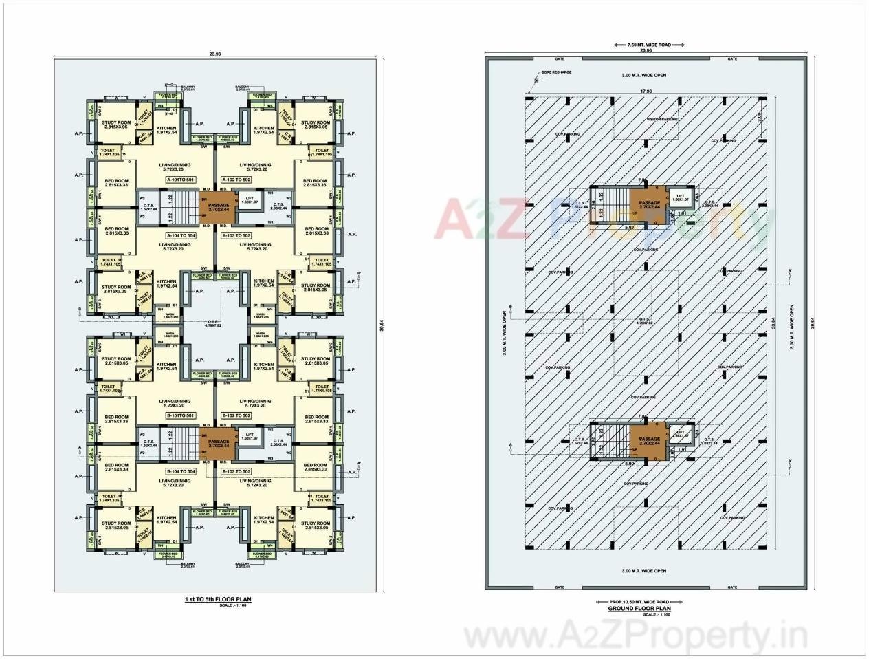 Layout of real estate project Race Course Pride located at Ghanteshwar, Rajkot, Gujarat
