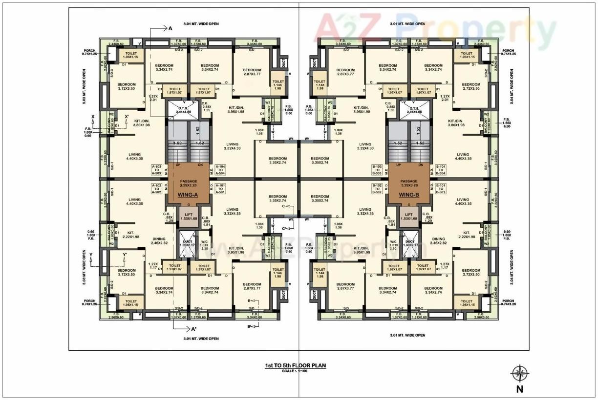 Layout of real estate project Race Course Residency located at Ghanteshwar, Rajkot, Gujarat