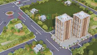 Elevation of real estate project Racecourse Lakeview located at Ghanteshwar, Rajkot, Gujarat