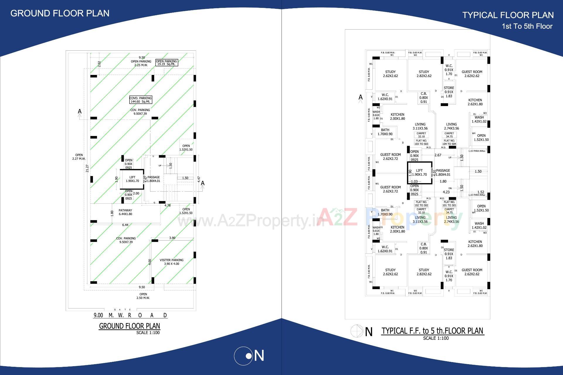 Layout of real estate project Radhe Upvan located at Ghanteshwar, Rajkot, Gujarat
