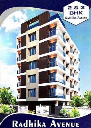 Elevation of real estate project Radhika Avenue located at Raiya, Rajkot, Gujarat