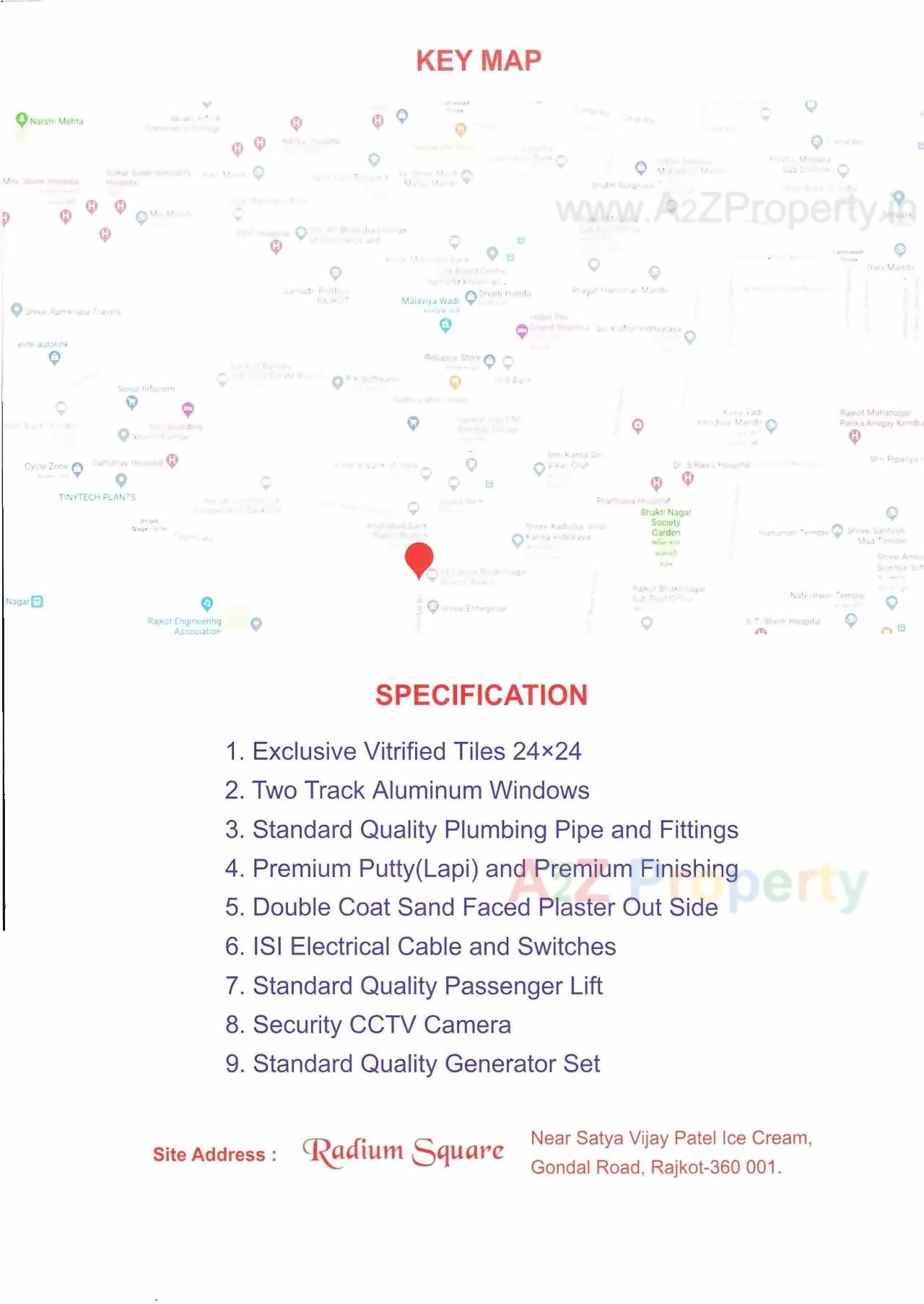  of real estate project Radium Square located at Rajkot, Rajkot, Gujarat