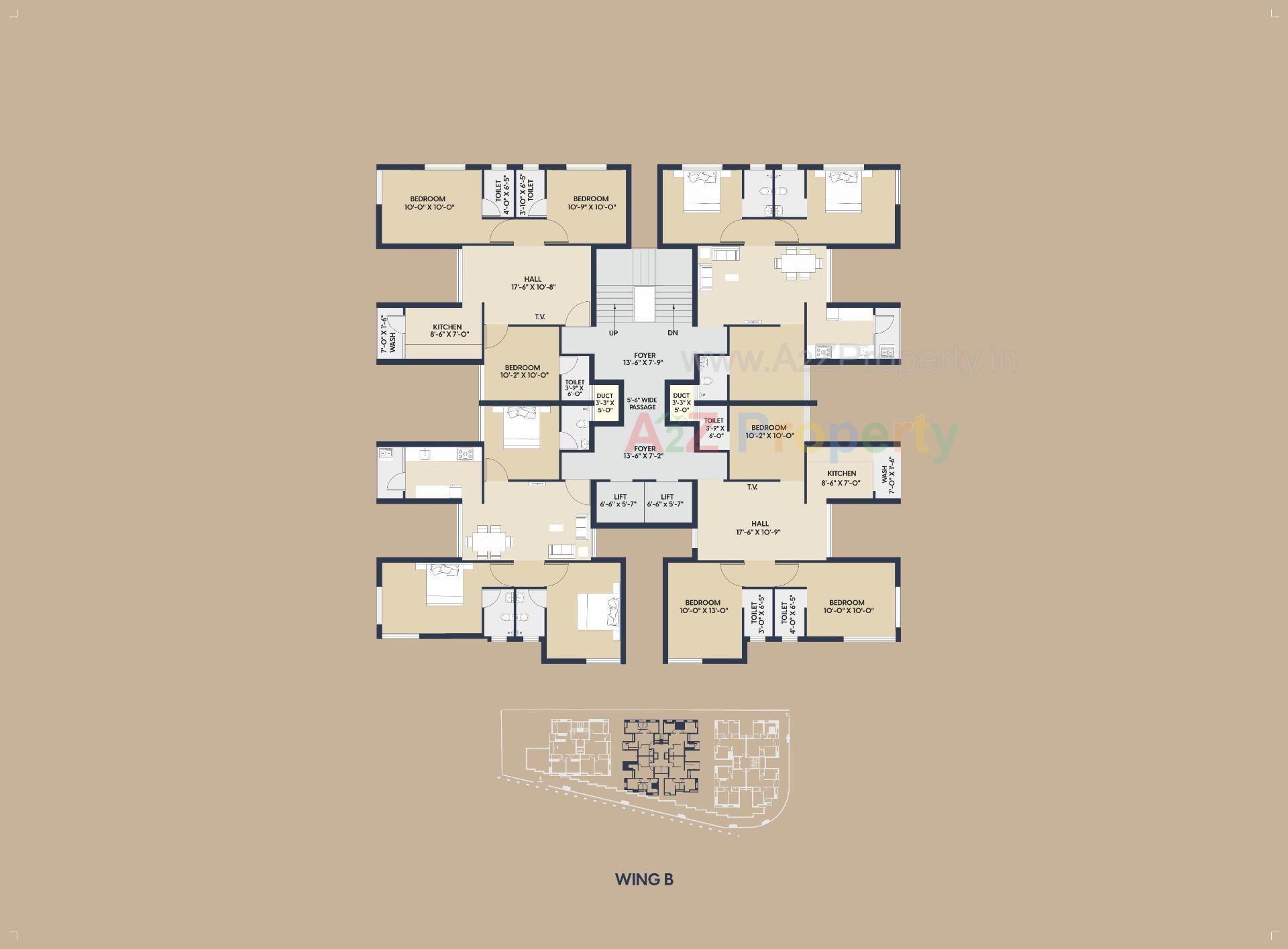 Layout of real estate project Raj Heights located at Rajkot, Rajkot, Gujarat