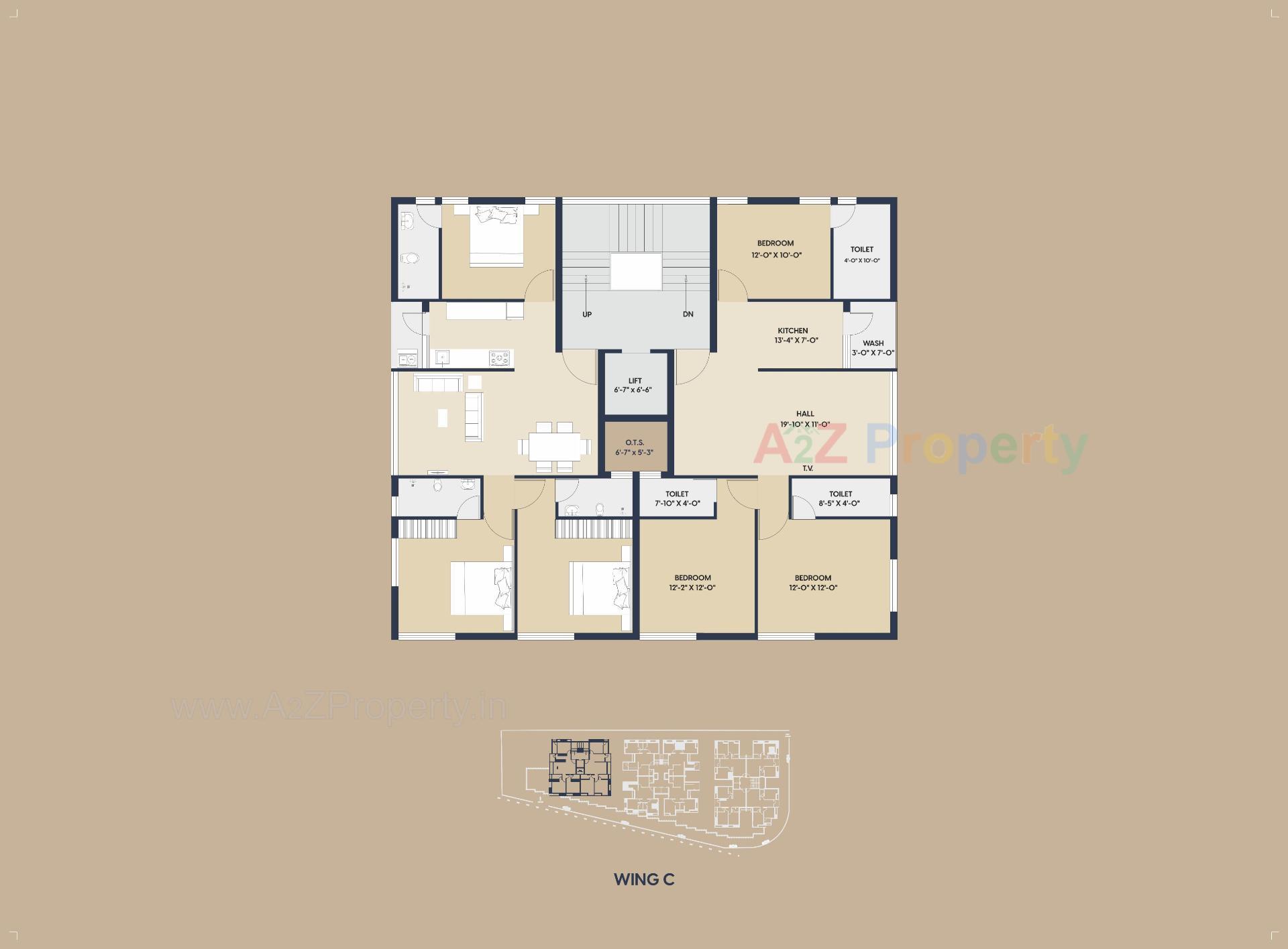 Layout of real estate project Raj Heights located at Rajkot, Rajkot, Gujarat
