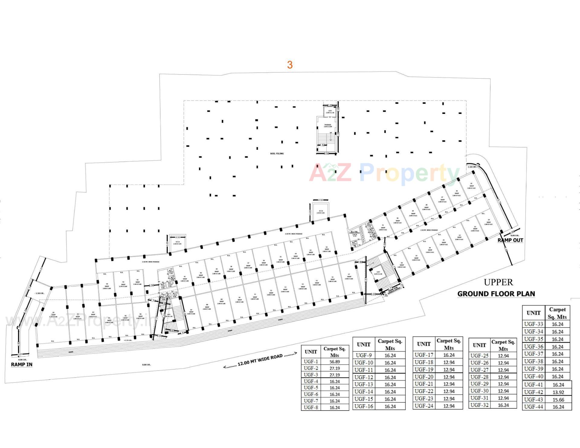 Layout of real estate project Rajkot Zaweri Bazar located at Rajkot, Rajkot, Gujarat