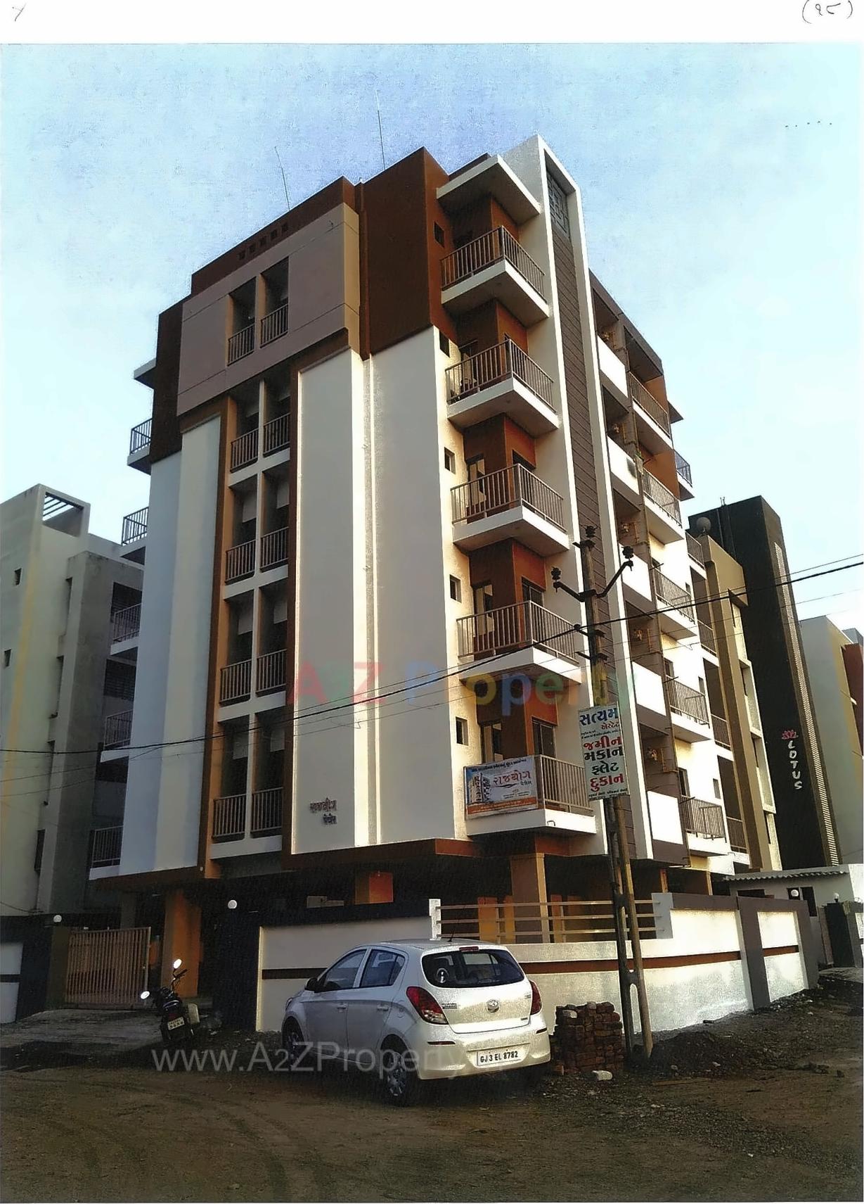 3D Elevation of real estate project Rajyog Palace located at Mavdi, Rajkot, Gujarat
