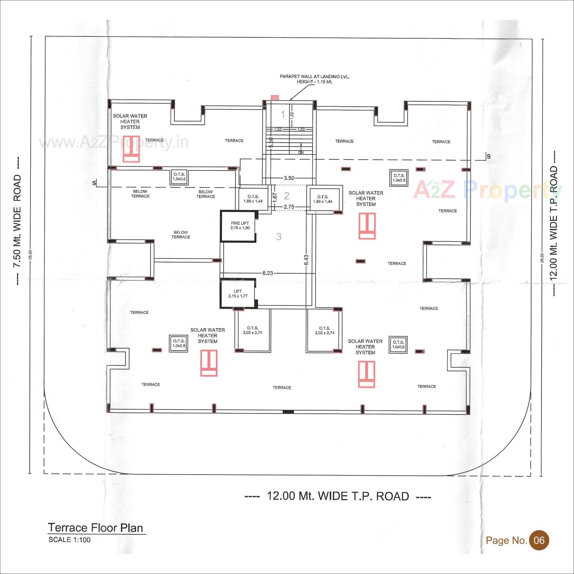 Layout of real estate project Rameshwar Heights located at Rajkot, Rajkot, Gujarat