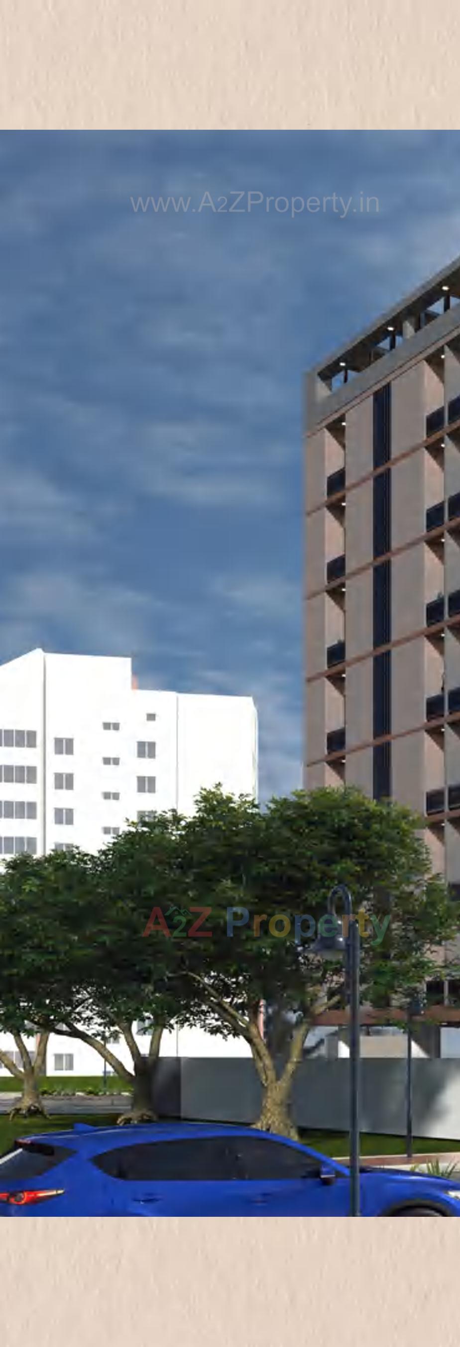 3D Elevation of real estate project Ratnagar Elite located at Nanamava, Rajkot, Gujarat