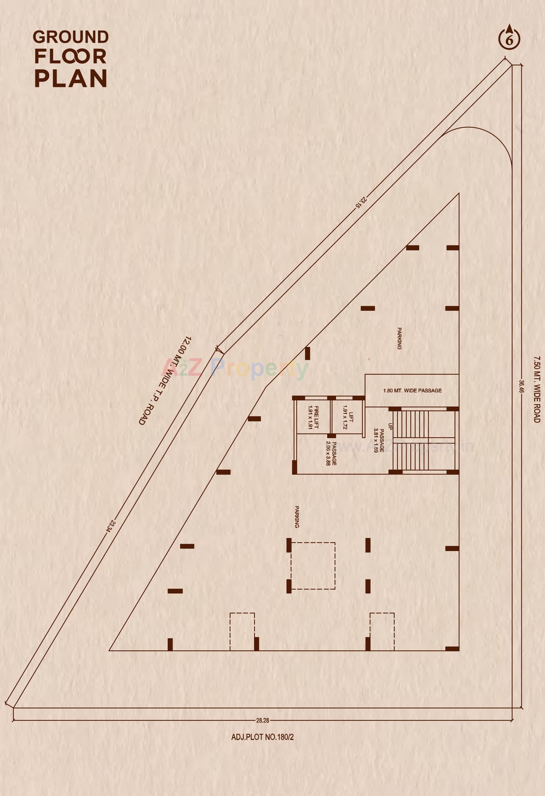  of real estate project Ratnagar Elite located at Nanamava, Rajkot, Gujarat