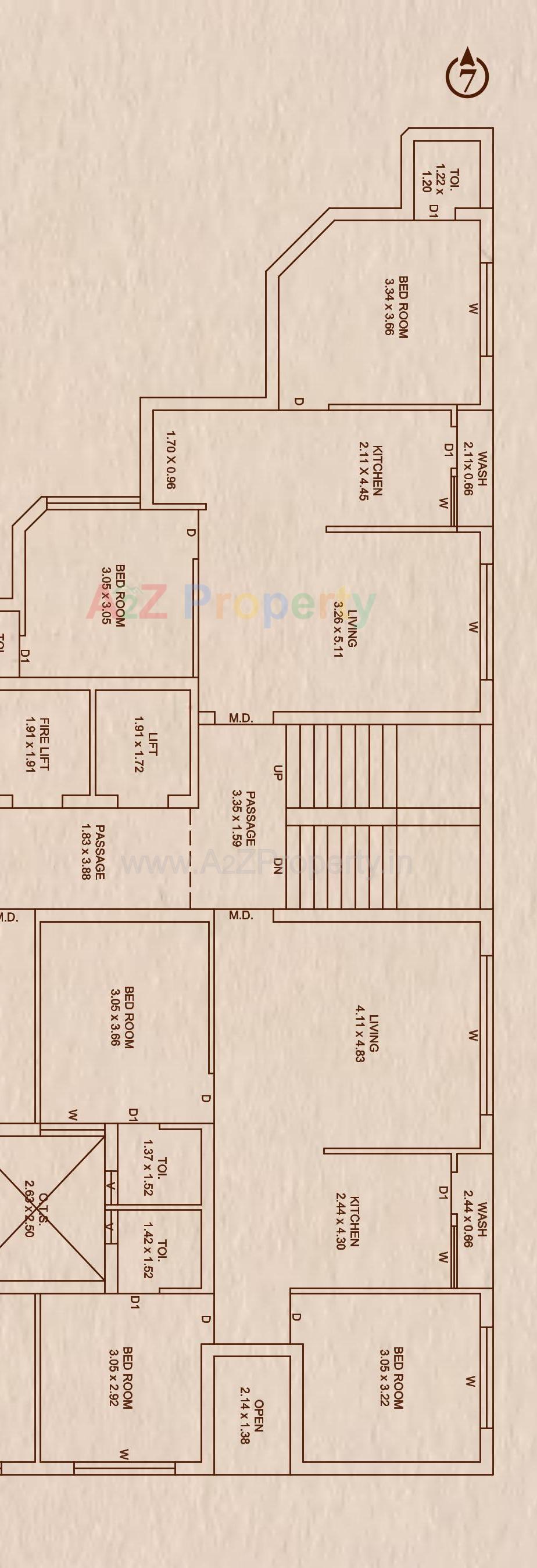 Layout of real estate project Ratnagar Elite located at Nanamava, Rajkot, Gujarat