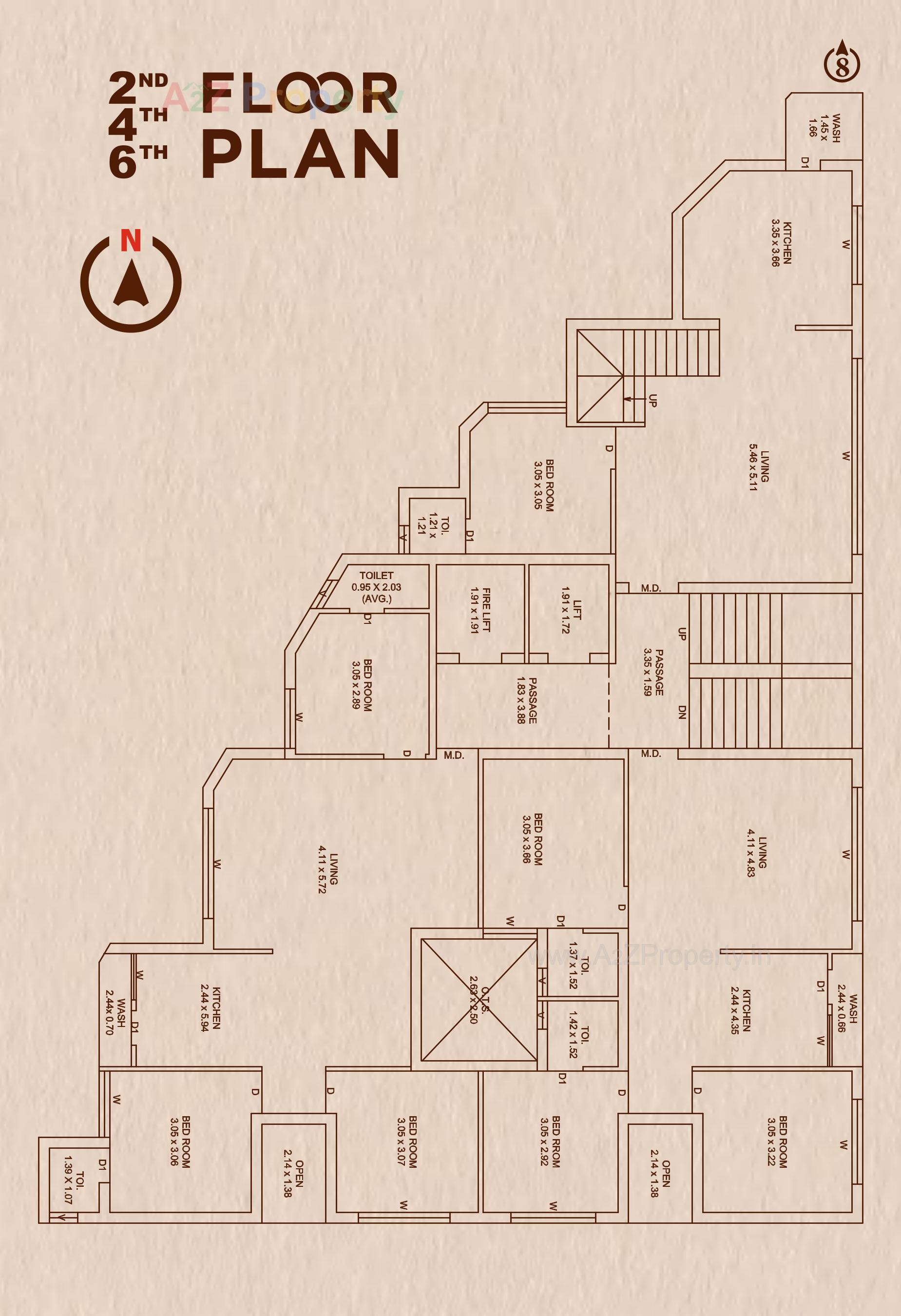 Layout of real estate project Ratnagar Elite located at Nanamava, Rajkot, Gujarat