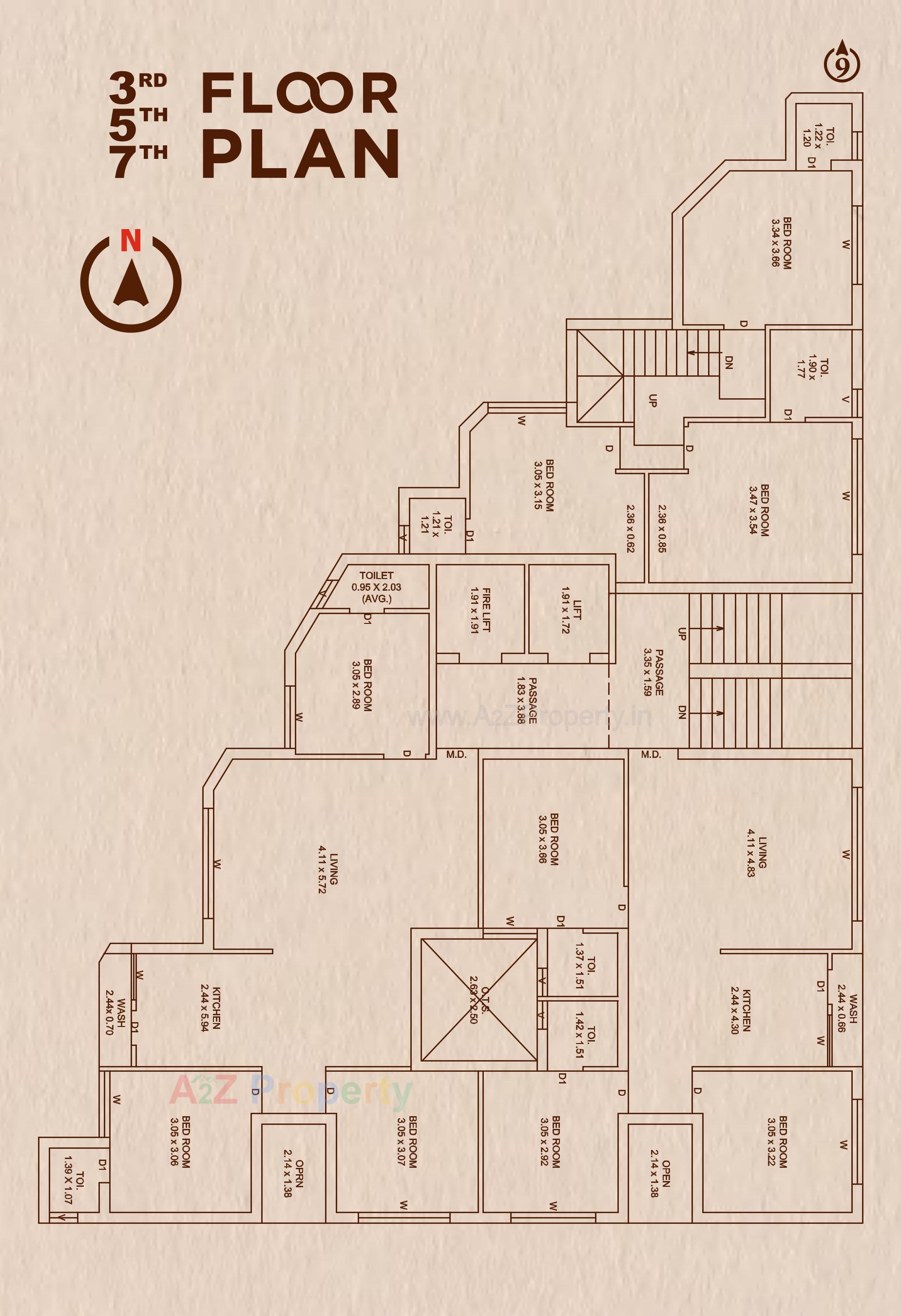 Layout of real estate project Ratnagar Elite located at Nanamava, Rajkot, Gujarat