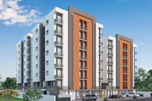 Elevation of real estate project Ratnam Glorious located at Ronki, Rajkot, Gujarat