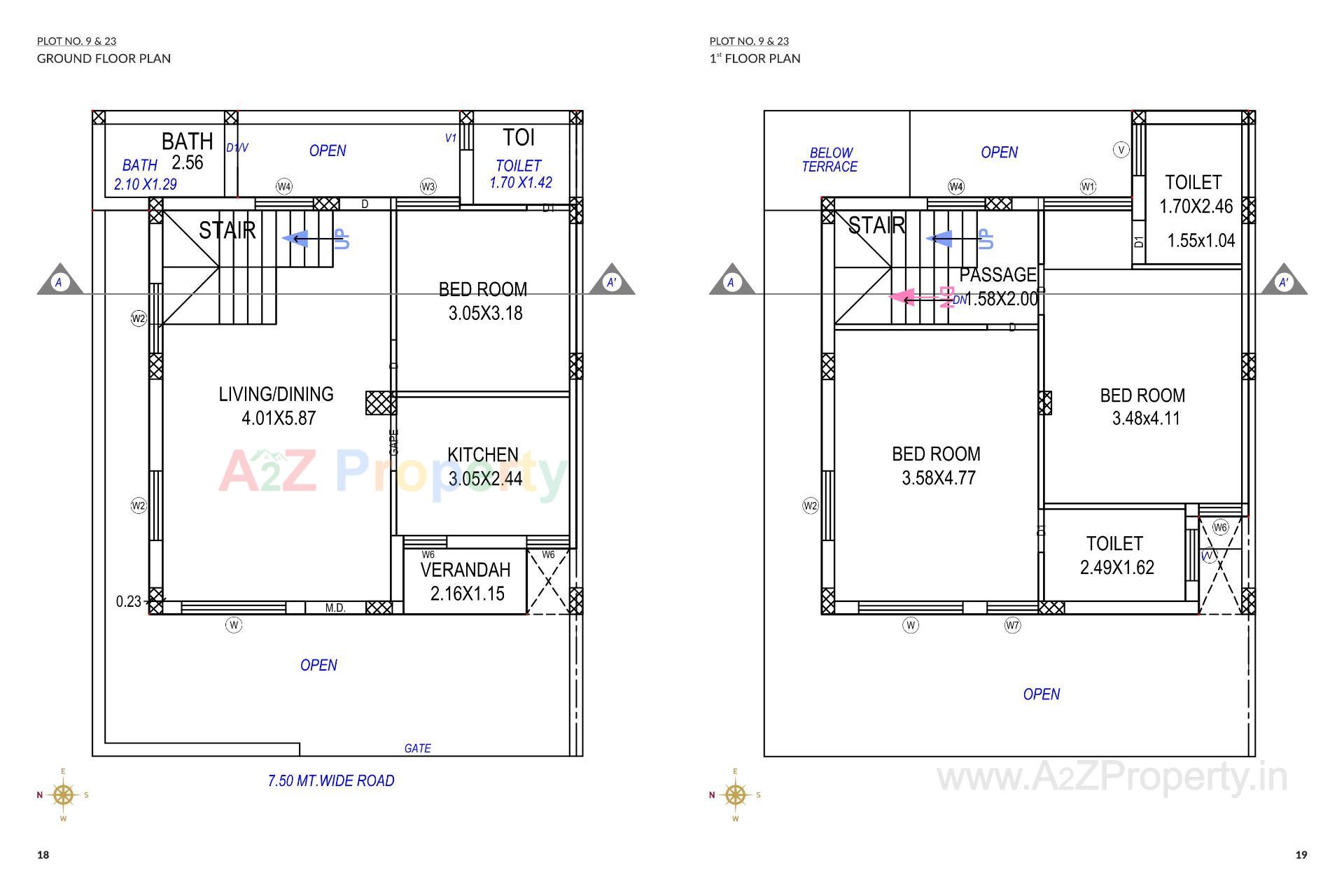 Layout of real estate project Ratnam Lavish Bungalows located at Ghanteshwar, Rajkot, Gujarat