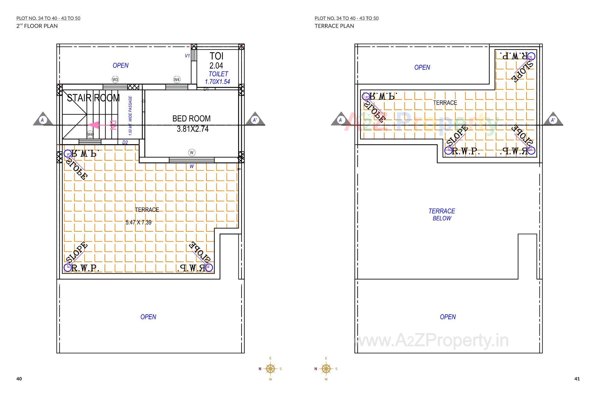 Layout of real estate project Ratnam Lavish Bungalows located at Ghanteshwar, Rajkot, Gujarat