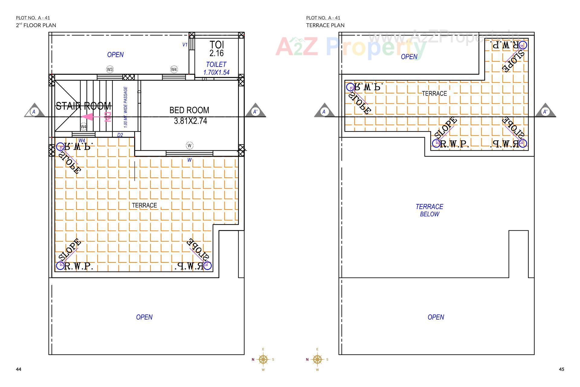 Layout of real estate project Ratnam Lavish Bungalows located at Ghanteshwar, Rajkot, Gujarat