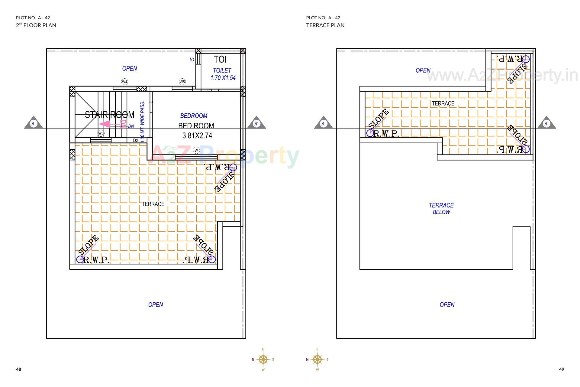 Layout of real estate project Ratnam Lavish Bungalows located at Ghanteshwar, Rajkot, Gujarat