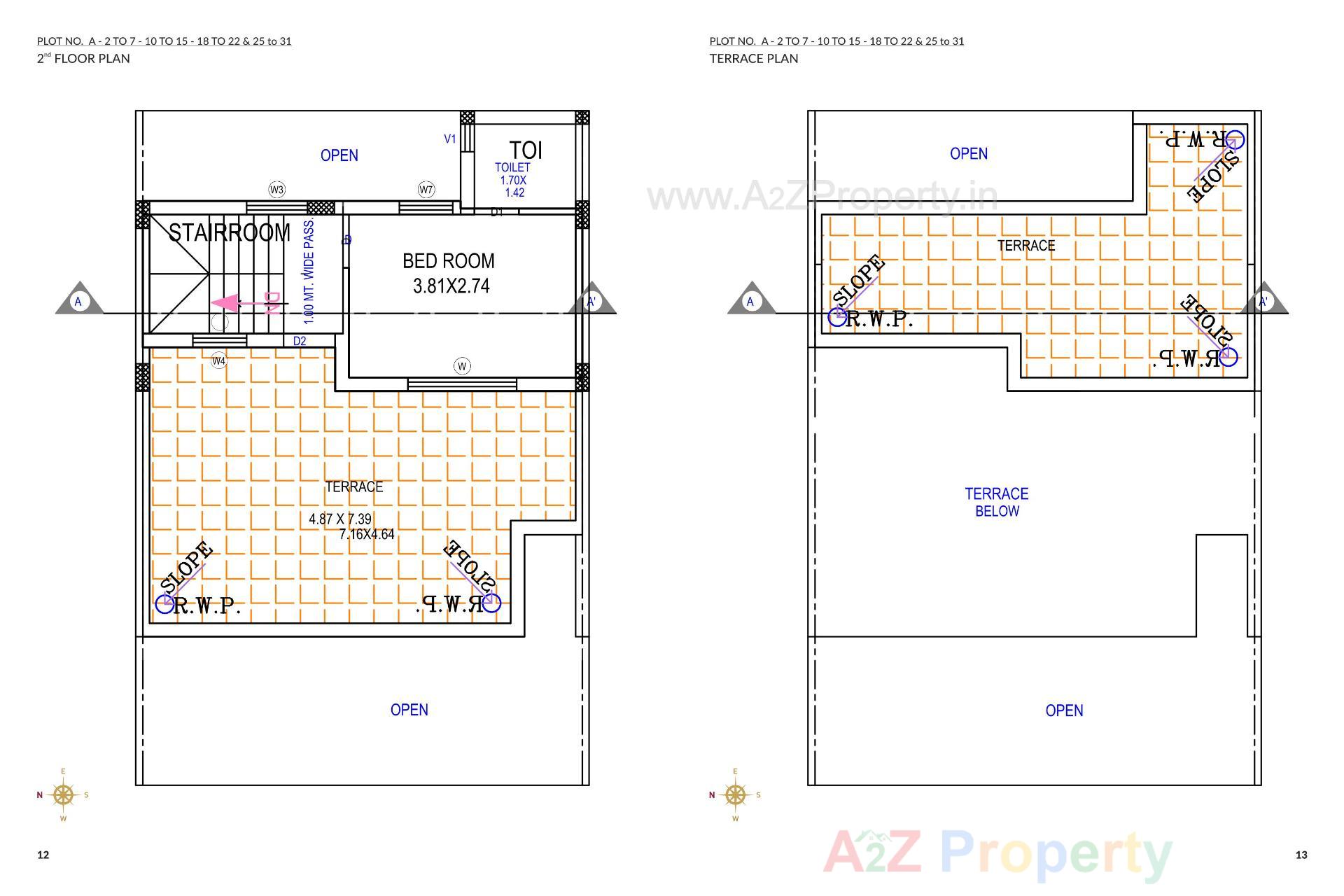 Layout of real estate project Ratnam Lavish Bungalows located at Ghanteshwar, Rajkot, Gujarat