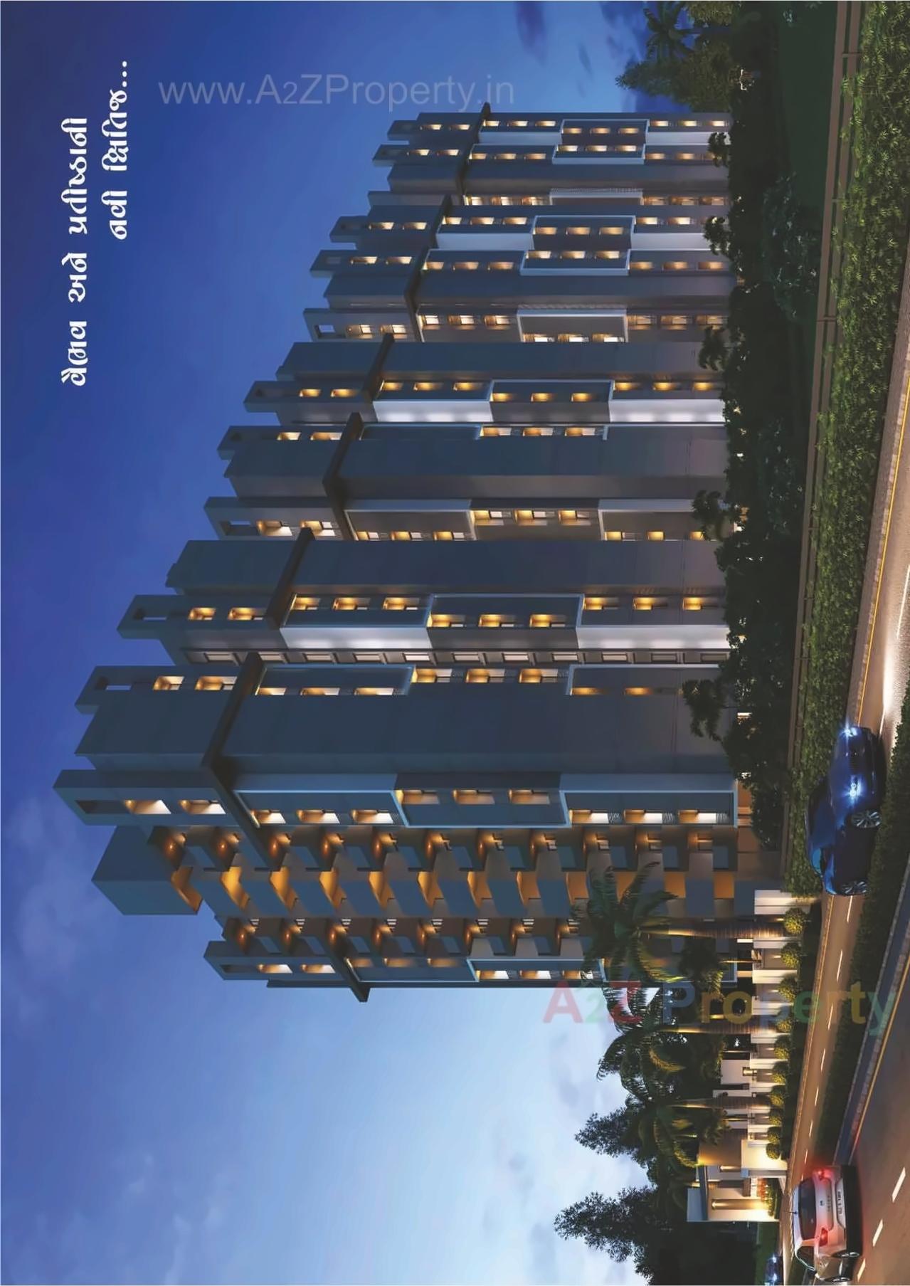 3D Elevation of real estate project Ratnam Pride located at Ghanteshwar, Rajkot, Gujarat