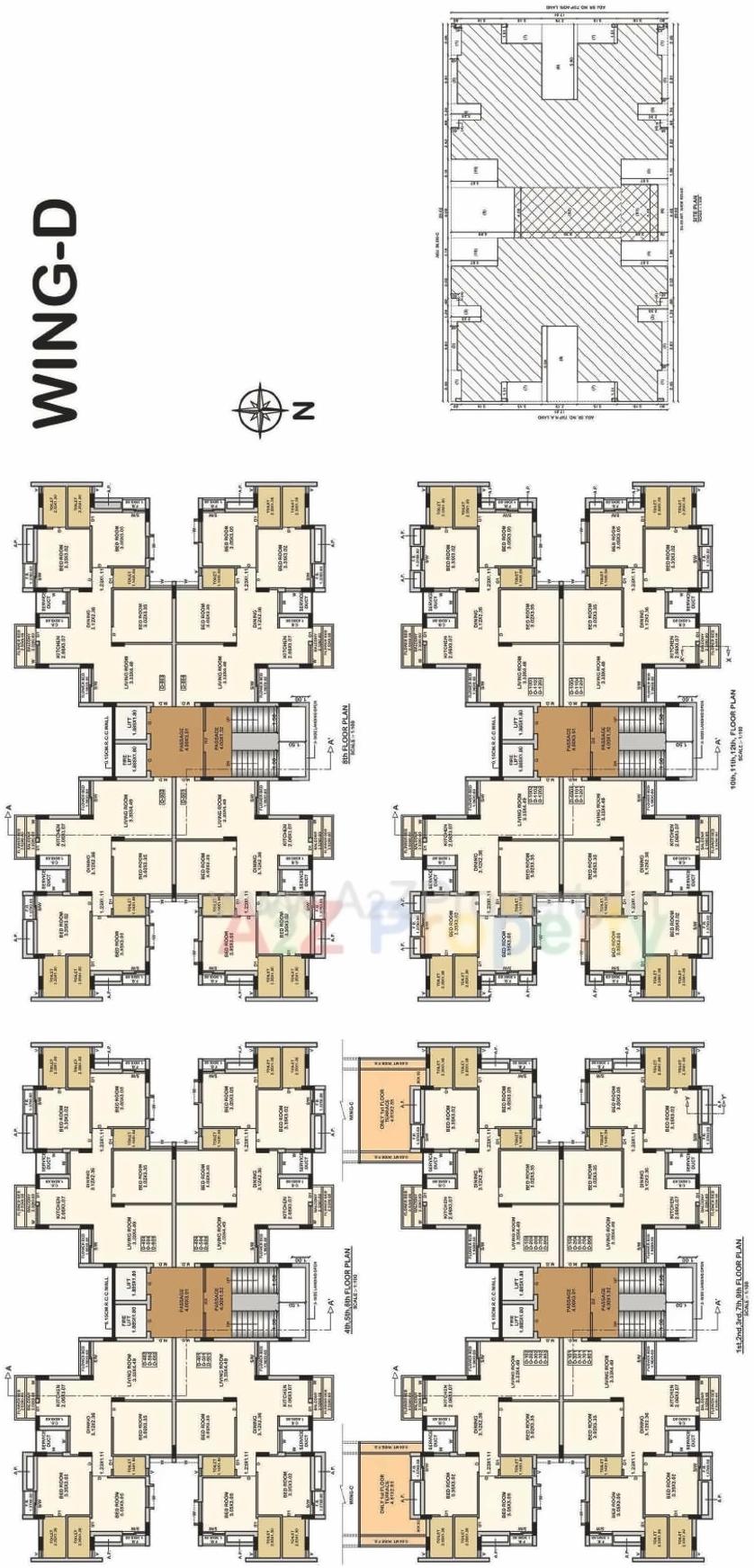 Layout of real estate project Ratnam Pride located at Ghanteshwar, Rajkot, Gujarat