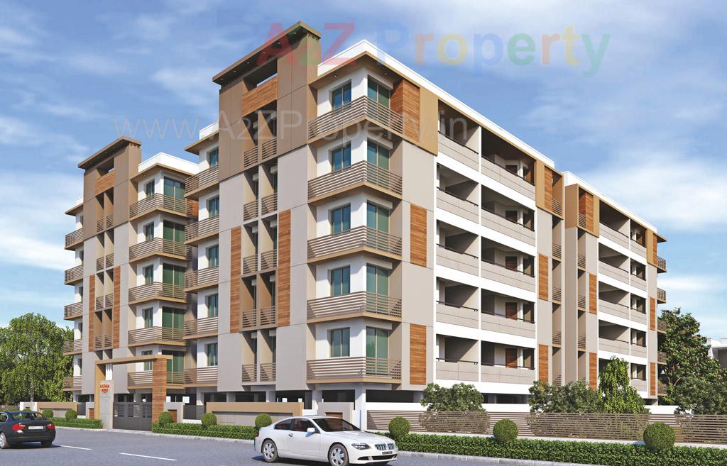 3D Elevation of real estate project Ratnam Royals located at Madhapar, Rajkot, Gujarat