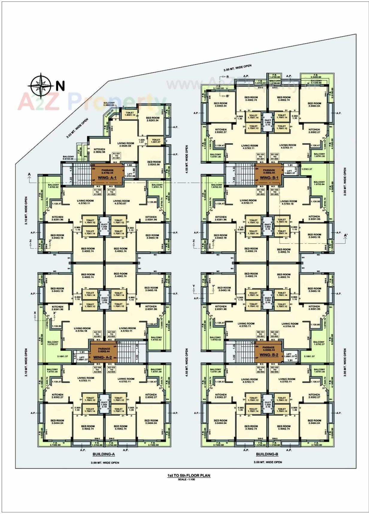Layout of real estate project Ratnam Royals located at Madhapar, Rajkot, Gujarat