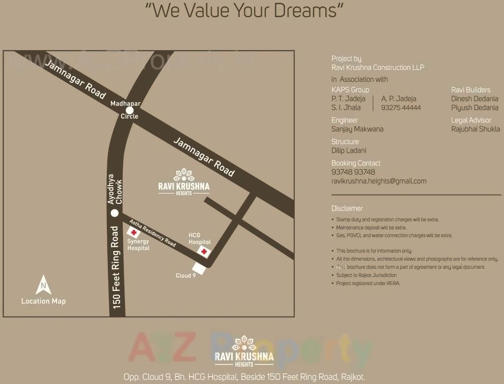  of real estate project Ravi Krushna Heights located at Rajkot, Rajkot, Gujarat