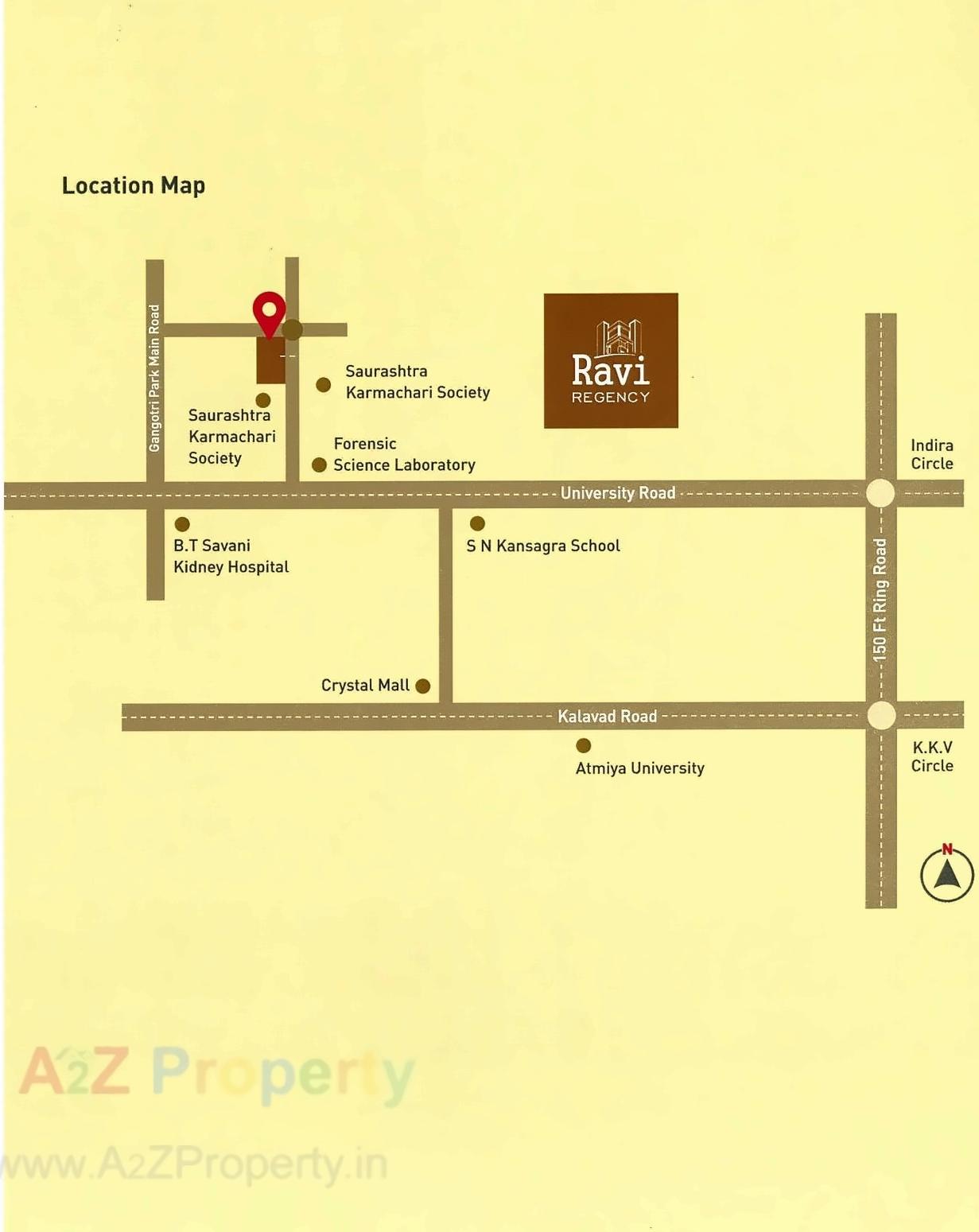  of real estate project Ravi Regency located at Raiya, Rajkot, Gujarat