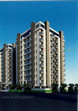 Elevation of real estate project Ravi Regency located at Raiya, Rajkot, Gujarat
