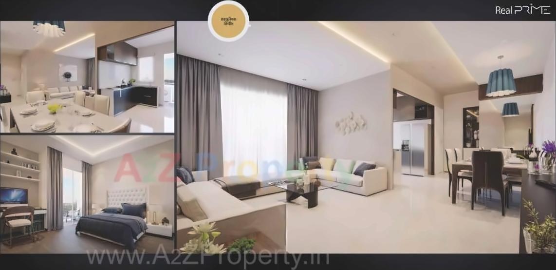 3D Elevation of real estate project Real Prime located at Rajkot, Rajkot, Gujarat