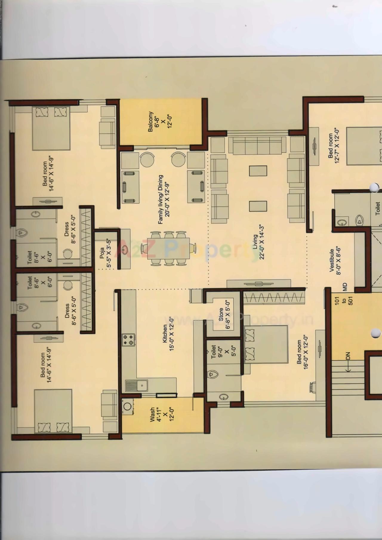 Layout of real estate project Revanta Luxuria located at Nana-mava, Rajkot, Gujarat