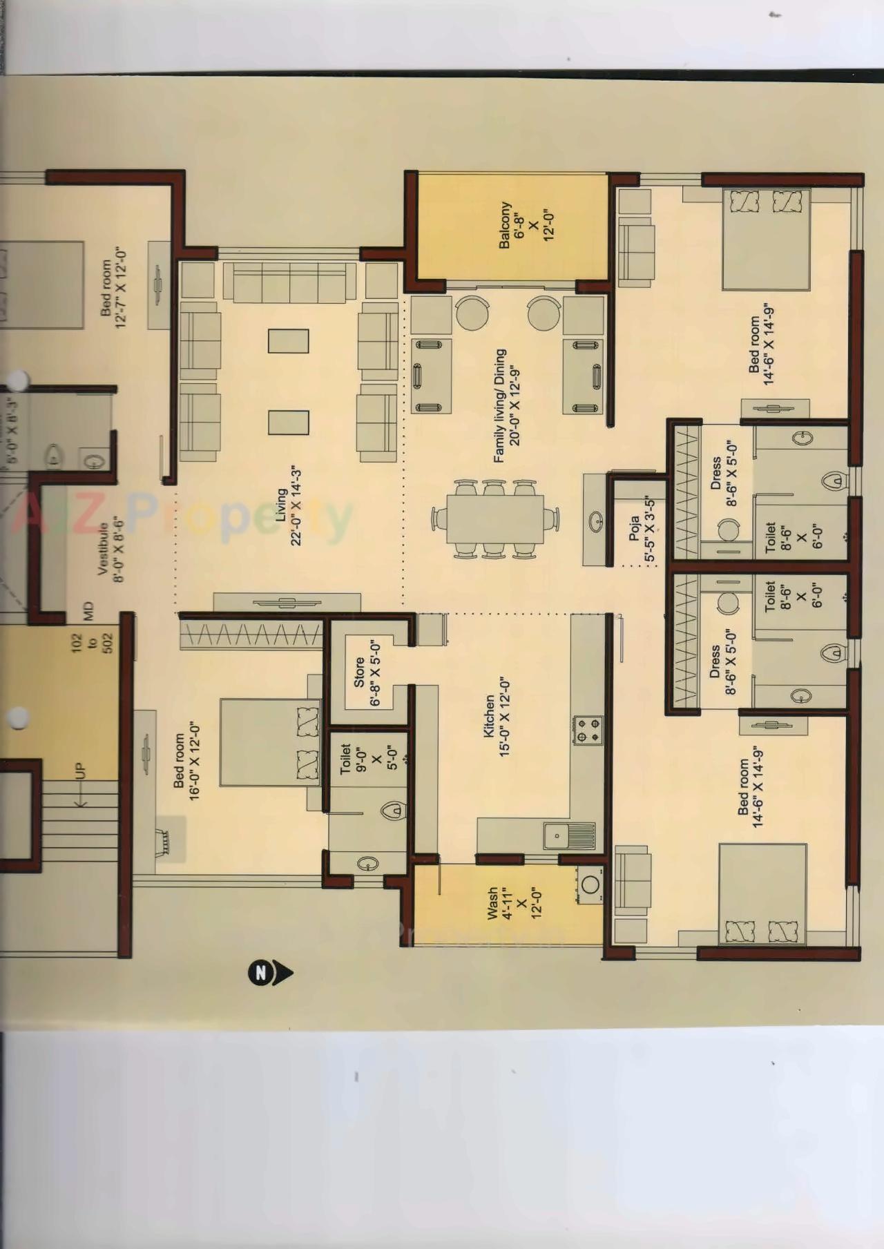 Layout of real estate project Revanta Luxuria located at Nana-mava, Rajkot, Gujarat
