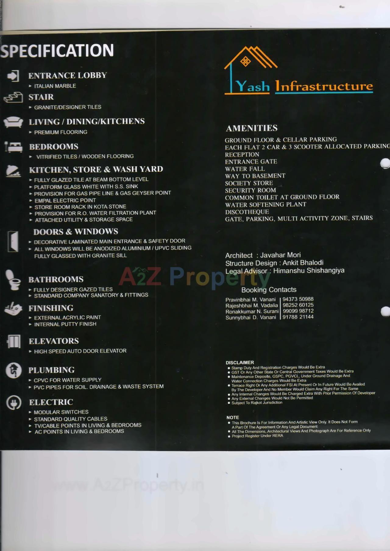  of real estate project Revanta Luxuria located at Nana-mava, Rajkot, Gujarat