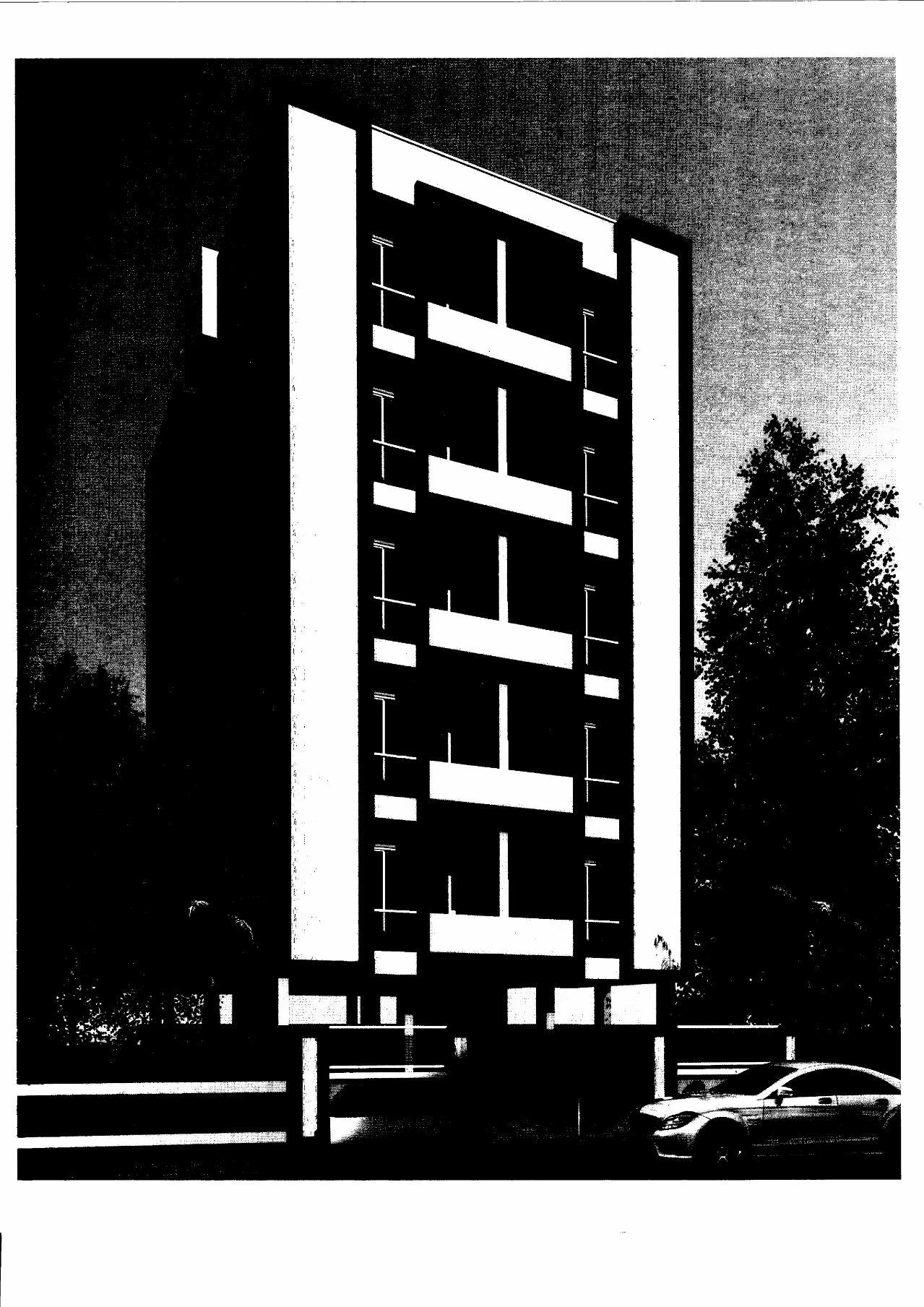 3D Elevation of real estate project Riddhi Appartment located at Kotharia, Rajkot, Gujarat