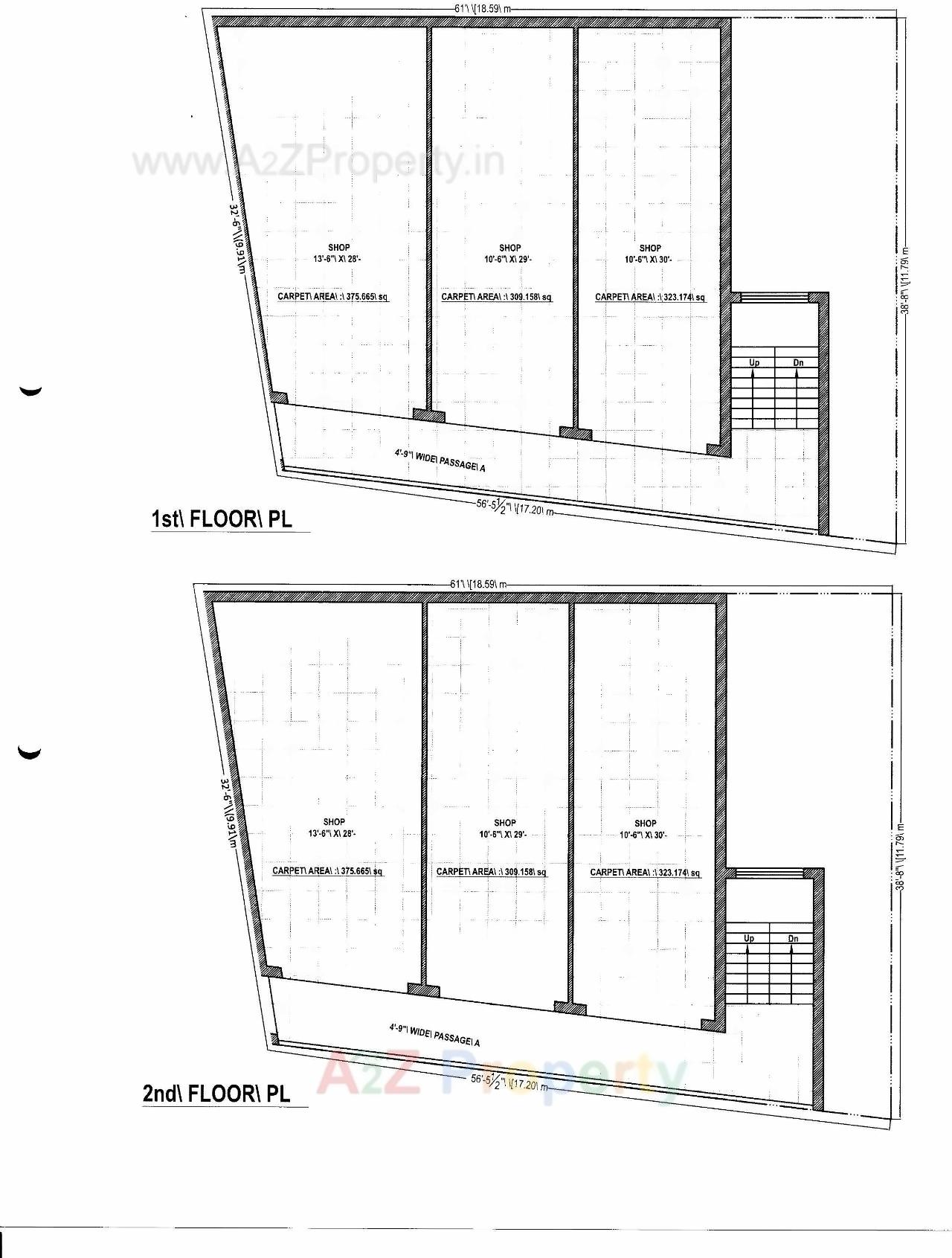 Layout of real estate project Riddhi Complex located at Kothariya, Rajkot, Gujarat