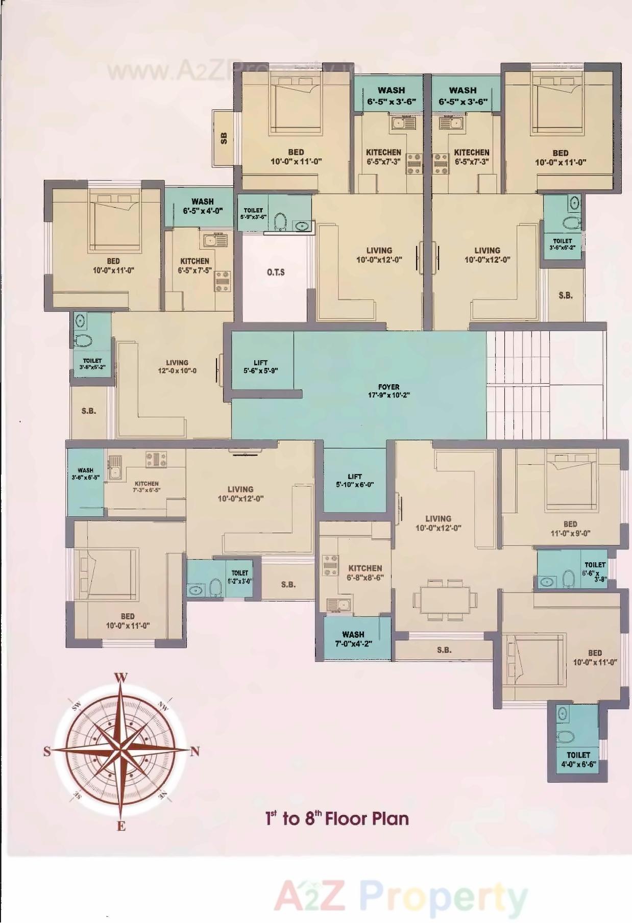 Layout of real estate project Riddhi Heights located at Kotharia, Rajkot, Gujarat