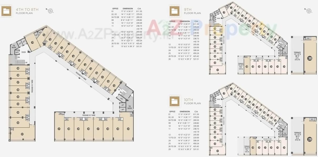 Layout of real estate project Rk Empire located at Mavdi, Rajkot, Gujarat