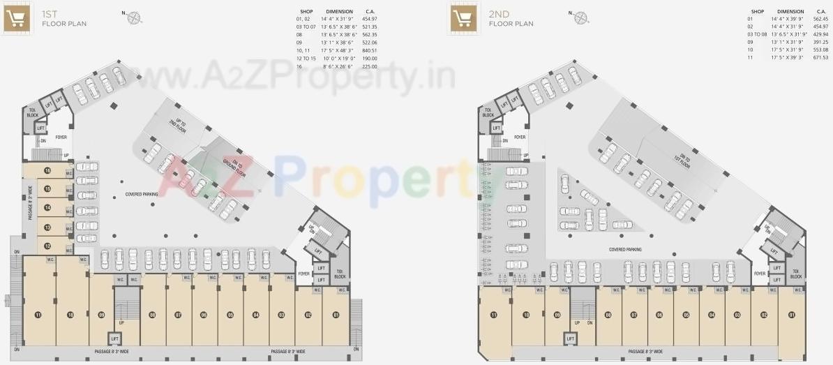 Layout of real estate project Rk Empire located at Mavdi, Rajkot, Gujarat
