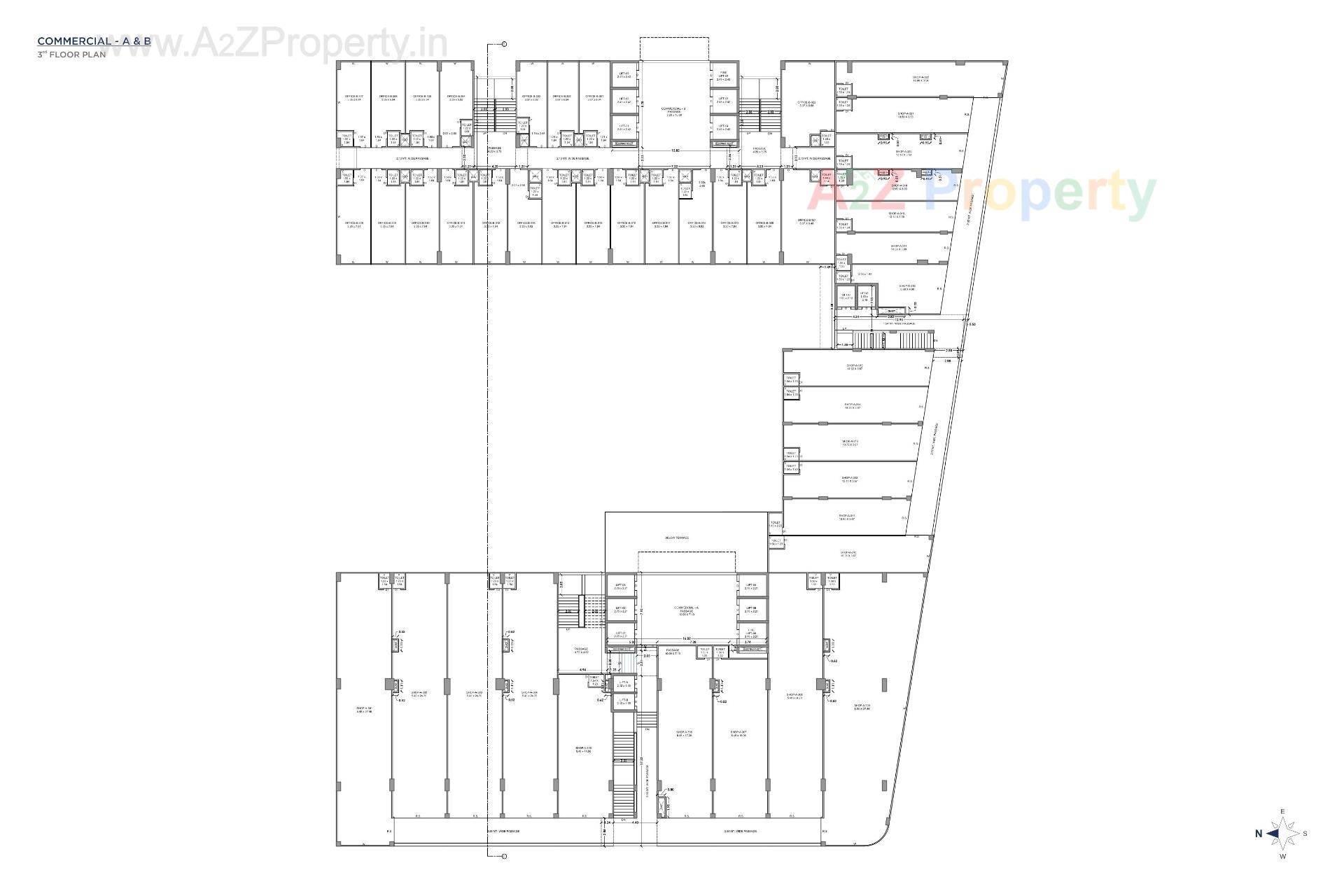 Layout of real estate project Rk Iconic located at Rajkot, Rajkot, Gujarat