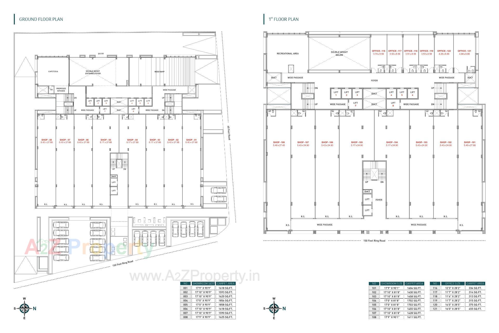 Layout of real estate project Rk Supreme located at Rajkot, Rajkot, Gujarat