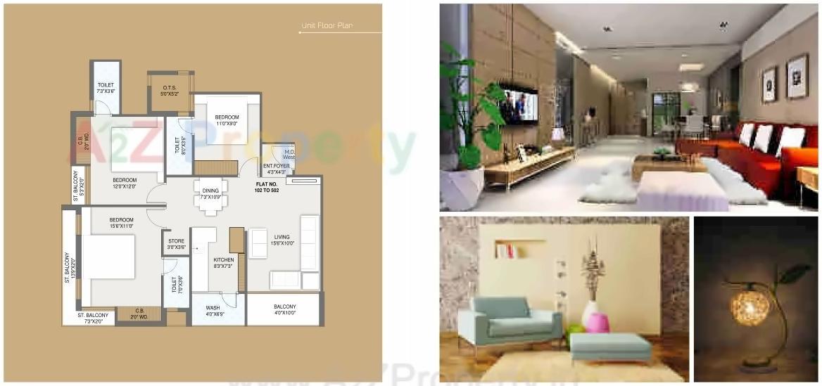 Layout of real estate project Royal Paradise located at Raiya, Rajkot, Gujarat