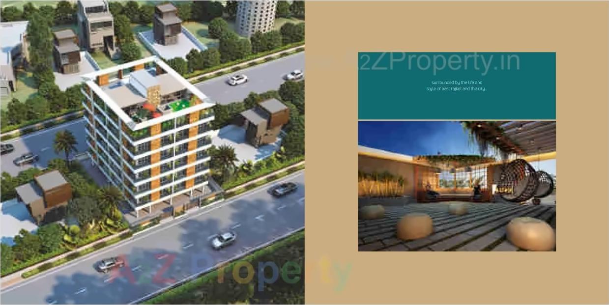 3D Elevation of real estate project Royal Paradise located at Raiya, Rajkot, Gujarat