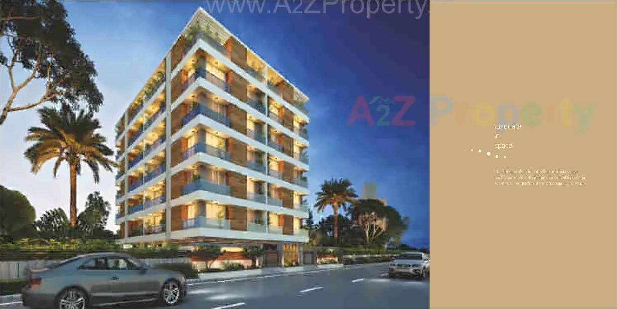 3D Elevation of real estate project Royal Paradise located at Raiya, Rajkot, Gujarat