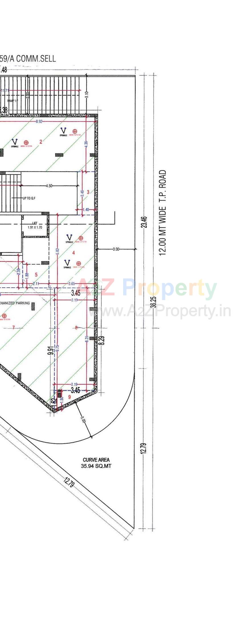 Layout of real estate project Royal Pride located at Raiya, Rajkot, Gujarat