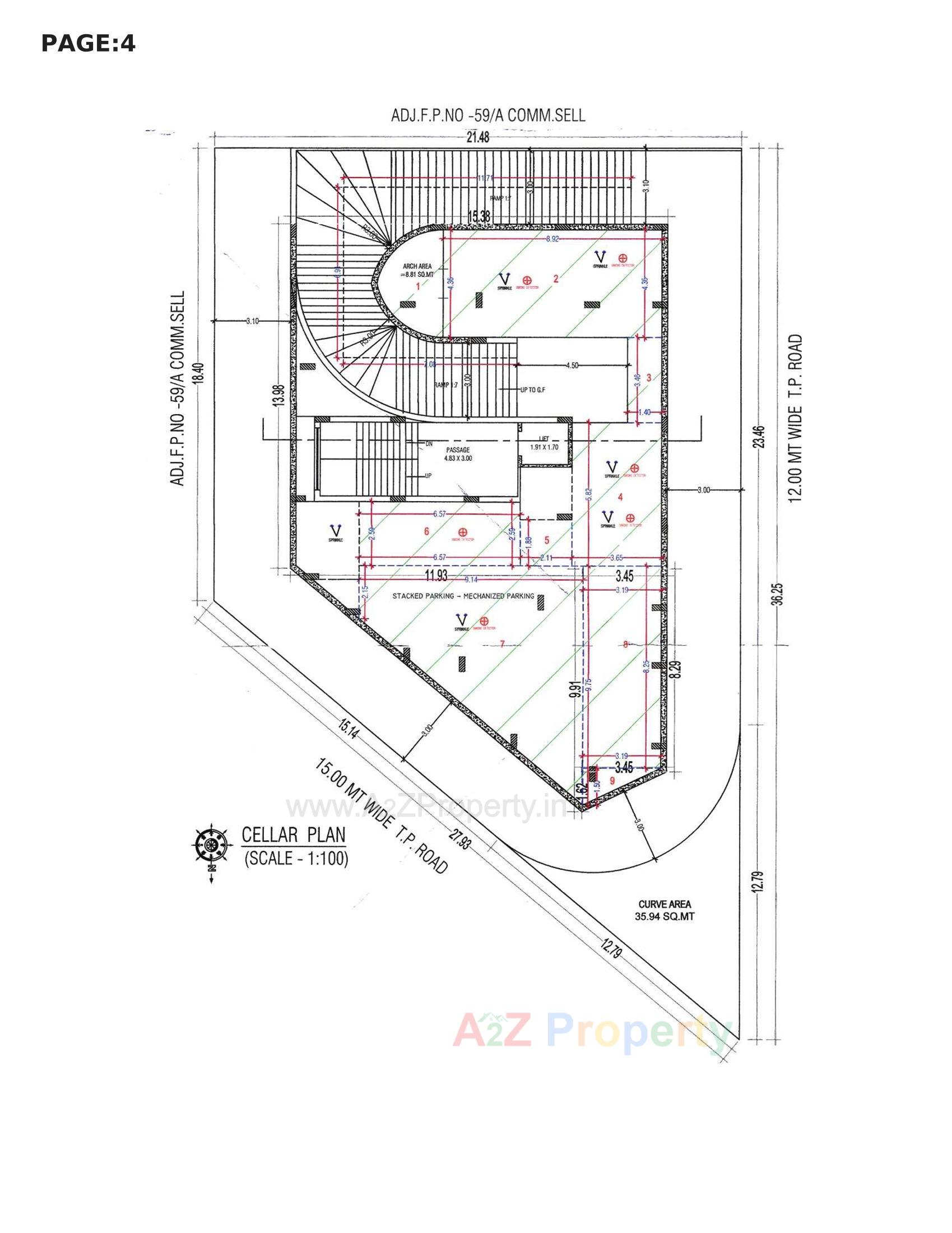 Layout of real estate project Royal Pride located at Raiya, Rajkot, Gujarat