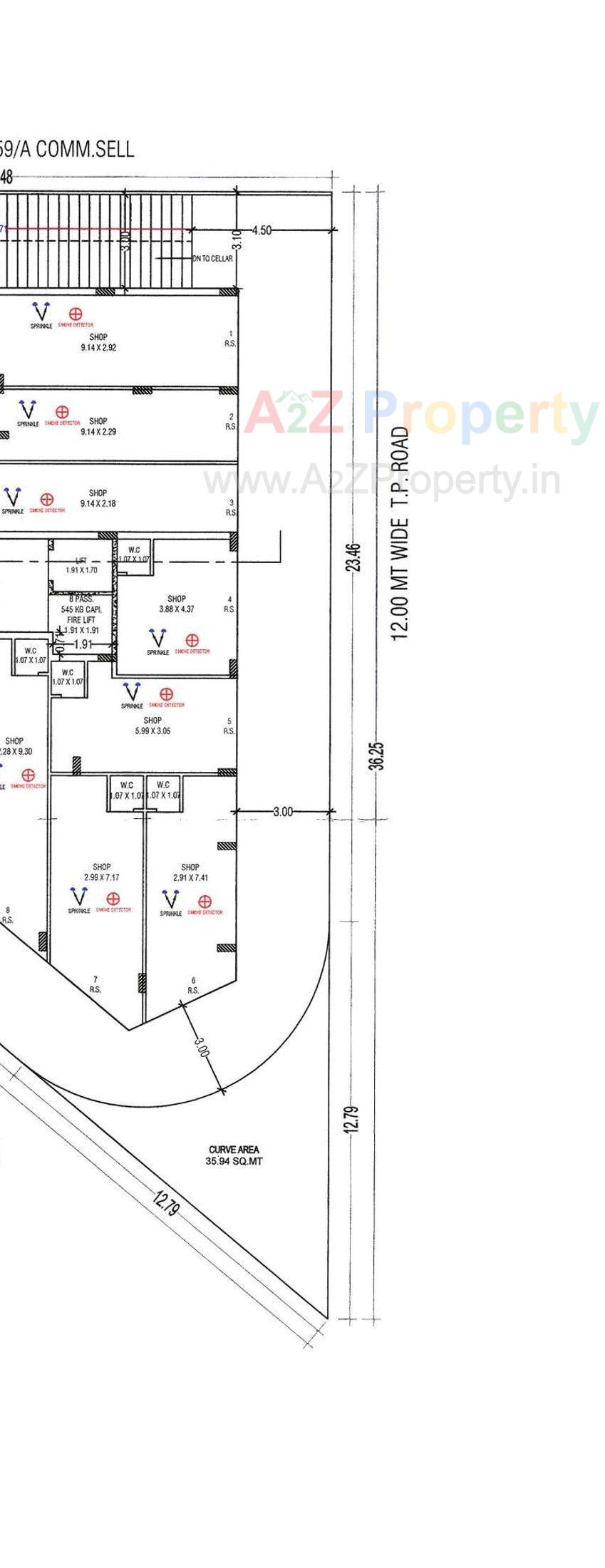 Layout of real estate project Royal Pride located at Raiya, Rajkot, Gujarat