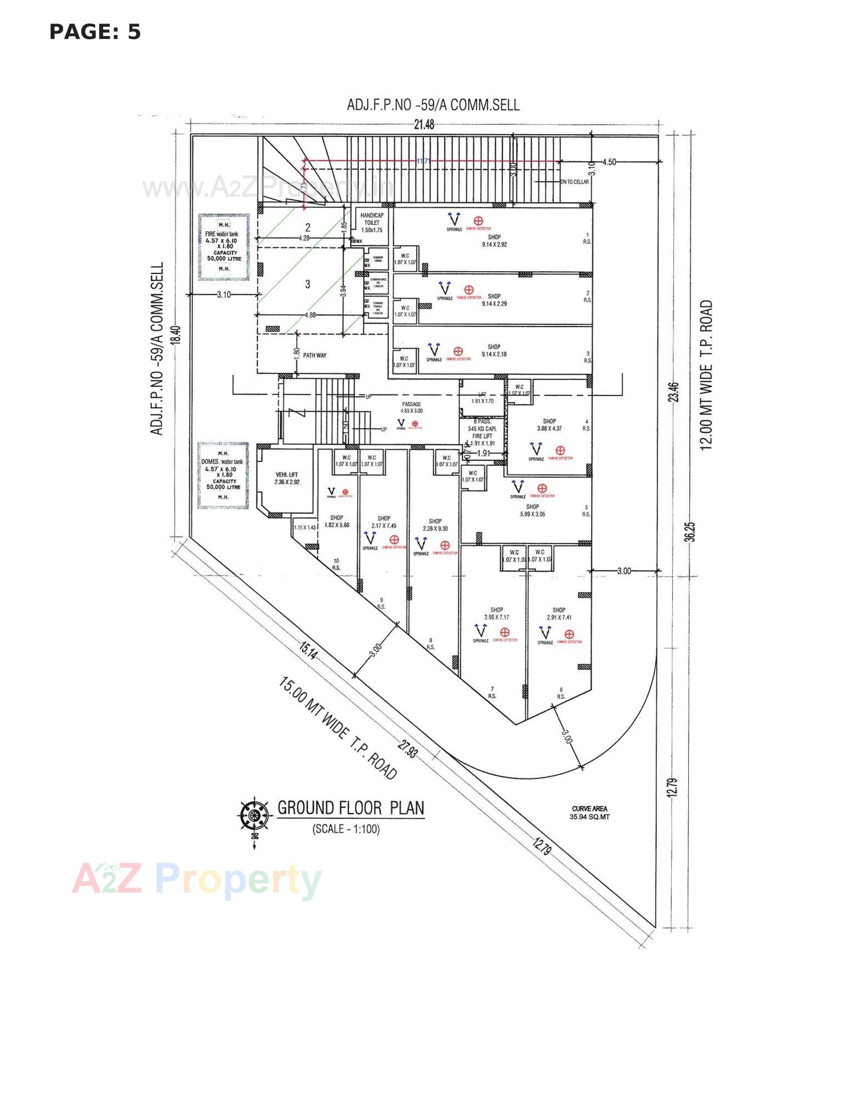 Layout of real estate project Royal Pride located at Raiya, Rajkot, Gujarat